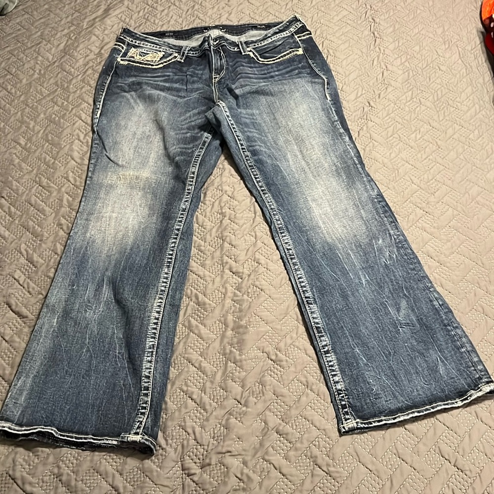 Vigoss jeans with embellishments. 20x33 worn twice